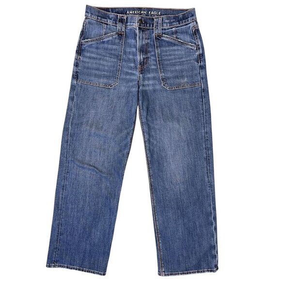 American Eagle Outfitters Denim - American Eagle Stovepipe Jeans High Rise Stretch Denim Blue Size 8